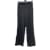 Autre Marque NON SIGNE / UNSIGNED  Trousers T.International S Cotton Black  ref.1123307