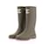 CHANEL  Boots T.eu 36 rubber Khaki  ref.1123326