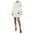 Giambattista Valli Cream frill-sleeved dress - size IT 44 Viscose  ref.1123383