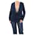 Céline Jersey de cachemira azul con cuello ancho - talla S  ref.1123416