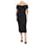 The row Black off-shoulder dress - size L Viscose  ref.1123421