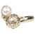 Christian Dior Gold pearl ring Golden  ref.1123422