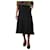 Céline Black A-line midi skirt - size FR 42 Wool  ref.1123431