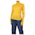 Céline Yellow ribbed high-neck top - size S Wool  ref.1123453