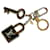 Louis Vuitton Gold Porte Cles Confidence Schlüsselanhänger und Taschenanhänger Golden Metall  ref.1123495