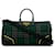 Prada Green Tartan Wool Travel Bag Leather Pony-style calfskin Cloth  ref.1123518