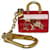 Ciondolo per borsa Louis Vuitton con inclusione in resina rossa Speedy Pomme D'Amour Rosso Plastica  ref.1123530