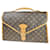 Louis Vuitton Beverly Marrom Lona  ref.1123576