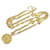 Timeless Chanel COCO Mark Dourado Banhado a ouro  ref.1124011