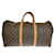 Louis Vuitton Keepall 50 Braun Leinwand  ref.1124304