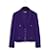 Chanel AH1995 Tailored Jacket FR34/36 Dark purple Wool  ref.1124459