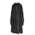 RICK OWENS SS08 Crear abrigo negro Paño  ref.1124499
