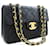 CHANEL Classic Large 13" Flap Chain Shoulder Bag Black Lambskin Leather  ref.1124514