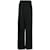 Pantaloni palazzo in seta nera Chanel Nero  ref.1124620