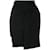 Falda de lana asimétrica negra de Versace Negro  ref.1124627