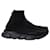 Balenciaga Speed Knit Sneakers aus schwarzem recyceltem Polyester  ref.1124713