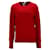 Tommy Hilfiger Herren-Pullover mit Th-Signatur-Logo Rot Baumwolle  ref.1124736
