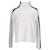 Tommy Hilfiger Jersey de cuello alto simulado con detalle distintivo de algodón color crudo para mujer Blanco  ref.1124737