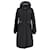 Parka feminina acolchoada longa essencial Tommy Hilfiger em algodão preto  ref.1124768
