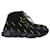 Zapatillas deportivas Balenciaga Speed con cordones y estampado integral en poliéster negro  ref.1124832