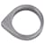 Gucci Band Ring in Silver Metal Silvery Metallic  ref.1124846