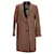 Tommy Hilfiger Womens Regular Fit Coat Brown Beige Wool  ref.1124859