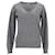 Tommy Hilfiger Damen-Pullover mit normaler Passform aus grauer Wolle  ref.1124864