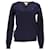 Tommy Hilfiger Damen-Pullover mit normaler Passform aus marineblauer Wolle  ref.1124865