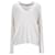 Tommy Hilfiger Damen-Pullover mit V-Ausschnitt aus Ecru-Baumwolle Weiß Roh  ref.1124905