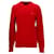 Tommy Hilfiger Jersey de algodón con cuello redondo para hombre Roja  ref.1124914