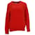 Suéter feminino Tommy Hilfiger com mistura de lã virgem e gola redonda em nylon laranja  ref.1124969