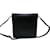 Yves Saint Laurent Bolso bandolera de piel con logo Negro Cuero Becerro  ref.1125060