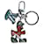 Key ring key ring puzzle charm louis vuitton Silvery Silver  ref.1125123