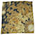 Hermès Sciarpa di seta Hermes gialla Fleurs et Carlines Giallo Panno  ref.1125207