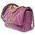 Borsa CHANEL Chanel 19 in Pelle Viola - 101548 Porpora - vista 5