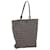 FENDI Zucchino Canvas-Einkaufstasche, Marineblau, Auth 59092  ref.1126246