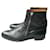 Hermès HERMES JERRY ankle boots Black leather BE T41,5 Item  ref.1126413