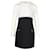 Mini abito Chanel Colorblock in lana nera Nero  ref.1126477