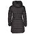 Moncler Long Down Coat in Black Nylon - view 4