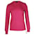 Timeless Maglione Chanel con dettaglio bottoni in cotone rosa  ref.1126489