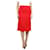 Marni Red skirt with black trim - size UK 6 Wool  ref.1126550