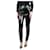 Rag & Bone Black vinyl coated trousers - size UK 12 Polyurethane  ref.1126559