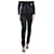 Saint Laurent Pantalon tailleur noir - taille UK 8 Laine  ref.1126560