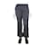 Gucci Pantalon à motifs en coton bleu foncé - taille UK 14  ref.1126574