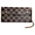 Louis Vuitton Accordeon wallet Brown Cloth  ref.1126715