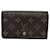 Louis Vuitton Portefeuille Brown Cloth  ref.1126925