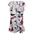 Erdem Floral Cap Sleeve Dress in Multicolor Viscose Cellulose fibre  ref.1127029