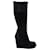 Botas de joelho Gucci Microguccissima em camurça preta Preto Suécia  ref.1127071