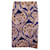 Autre Marque Falda midi con estampado floral de lino multicolor Johanna Ortiz Impresión de pitón  ref.1127106