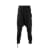 Unravel Project Pantaloni con gamba interna abbassata Nero Cotone  ref.1127116